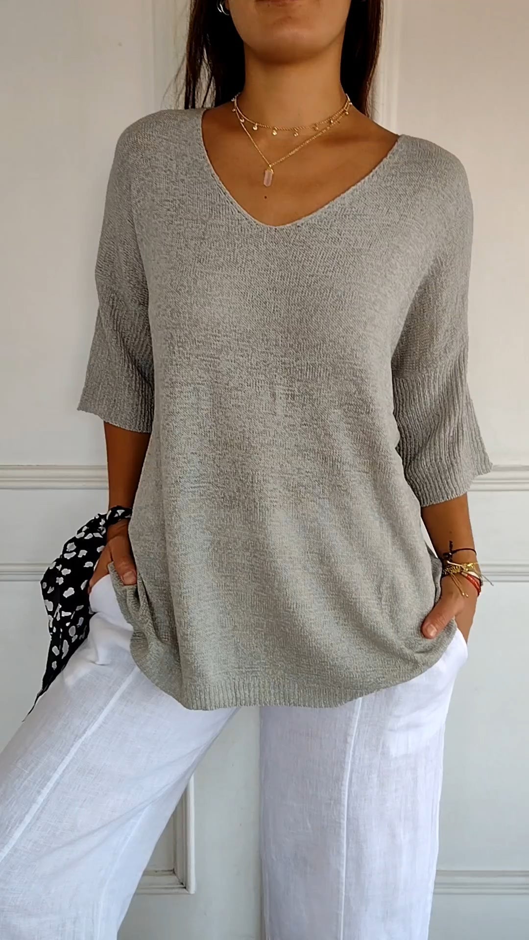 Anna | Szykowny dzianinowy top