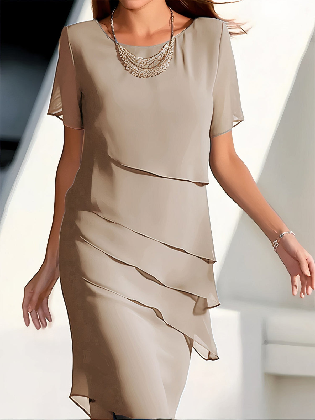 Louise | Elegancka plisowana sukienka