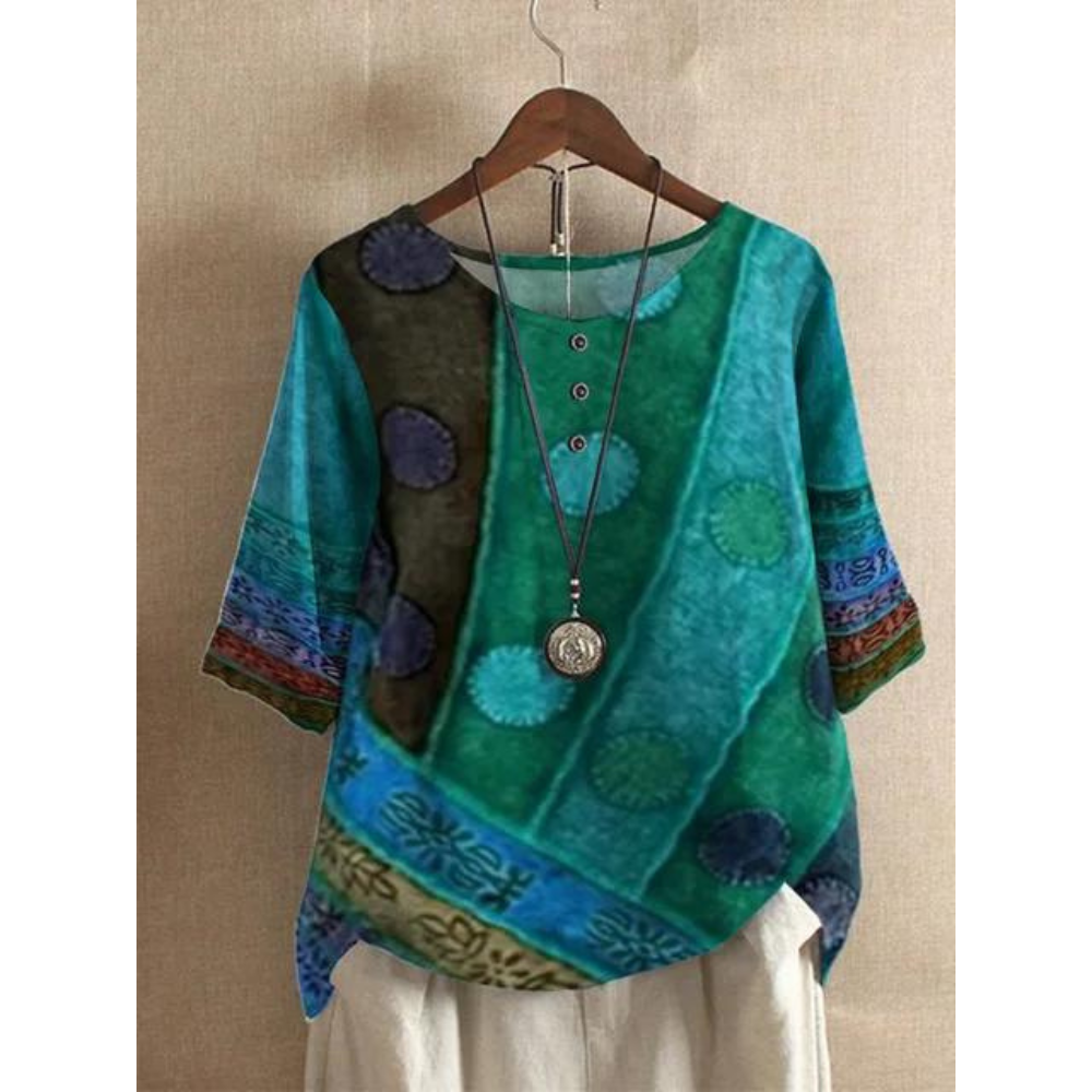 Valarie | Kolorowy top boho