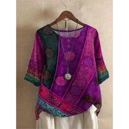 Valarie | Kolorowy top boho