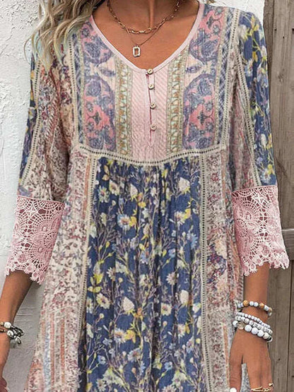 Kirsten | Elegancka sukienka boho