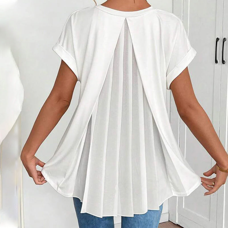 Estella | Luźny T-shirt patchwork