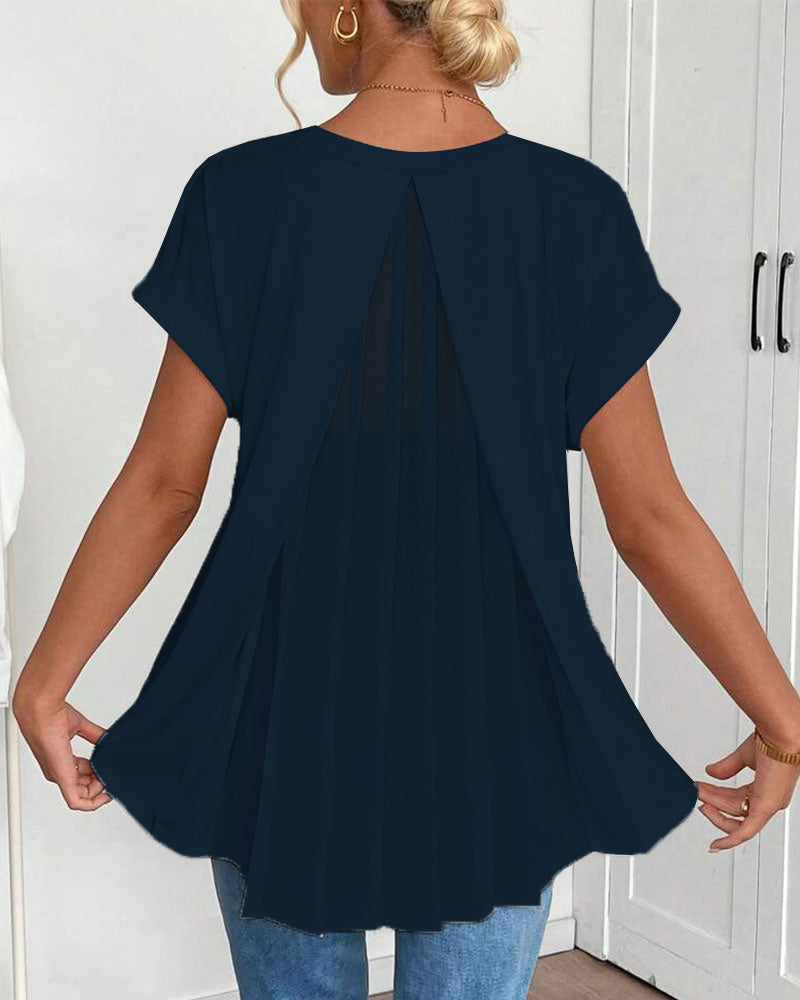 Estella | Luźny T-shirt patchwork