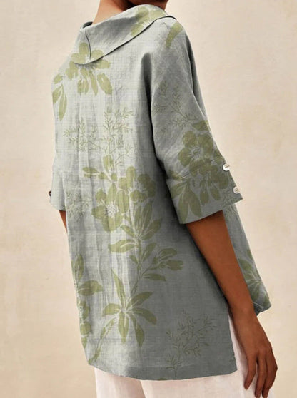 Andrea | Lekki letni top w kwiaty