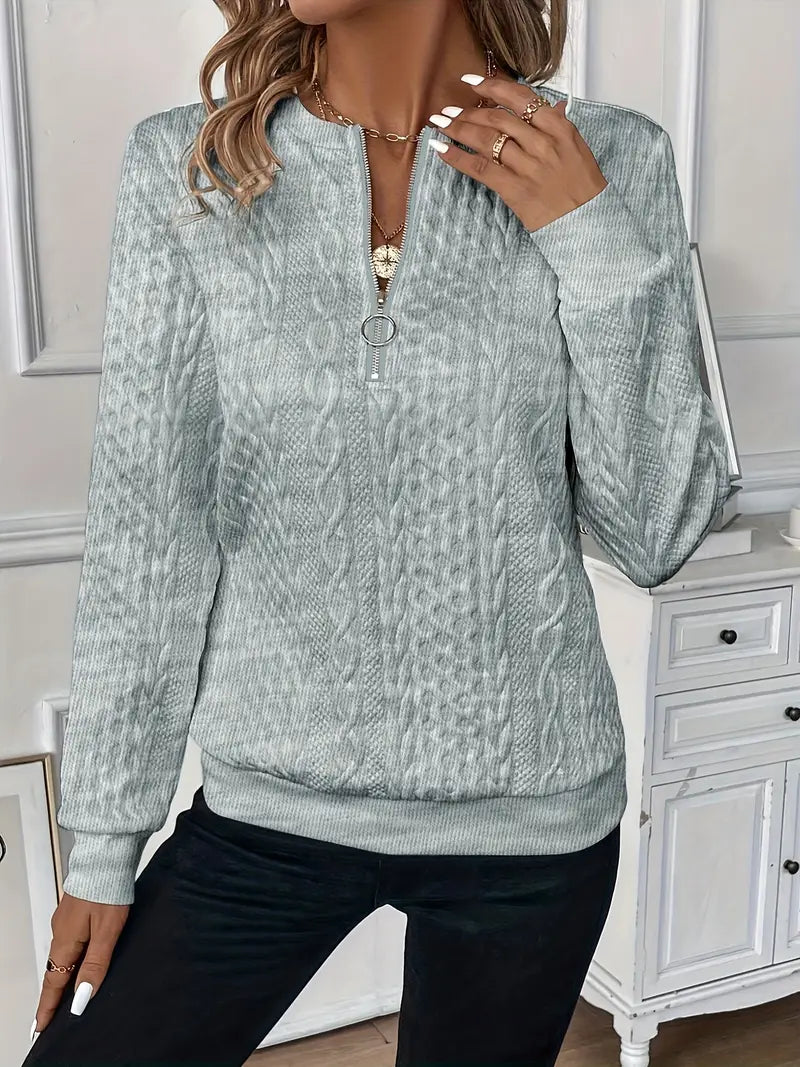 Lucia | Elegancki sweter na zamek