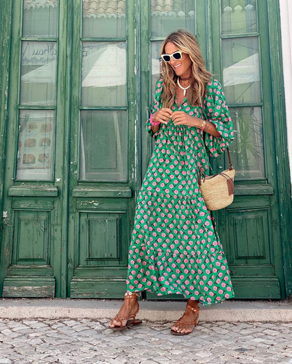 Sylvie | Szykowna sukienka boho