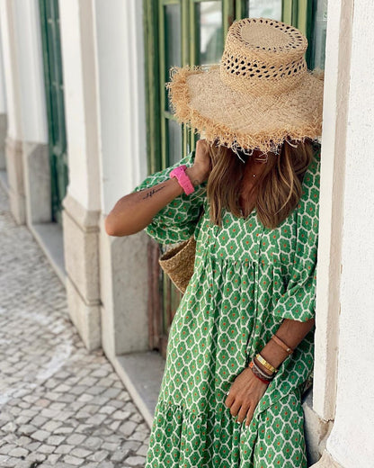 Sylvie | Szykowna sukienka boho