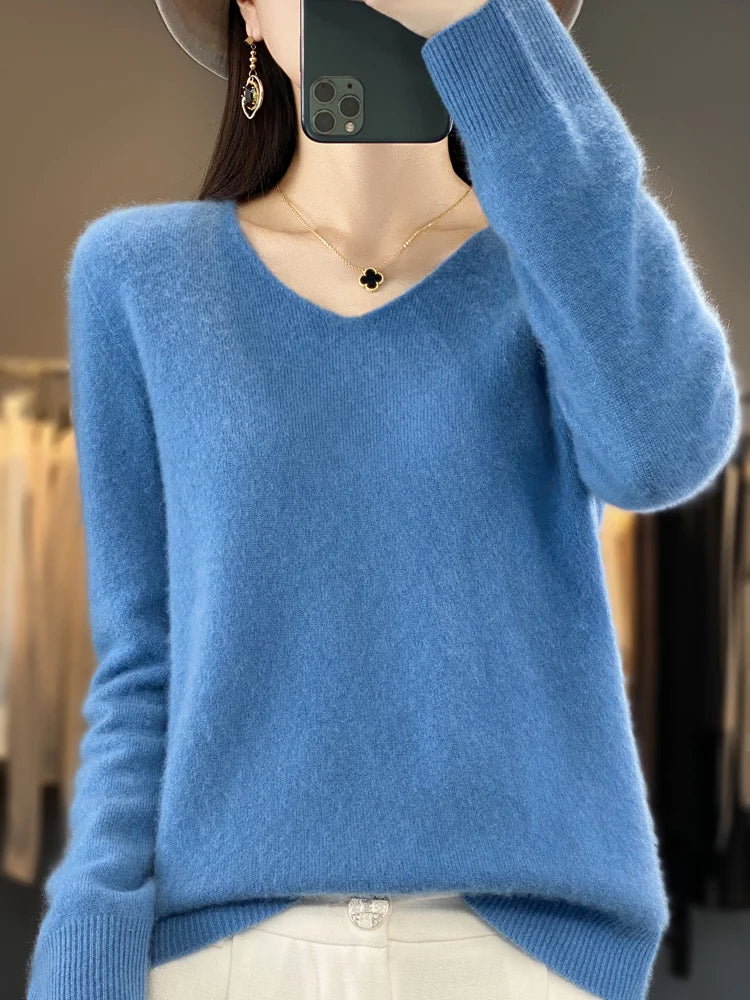 Inès | Elegancki kaszmirowy sweter