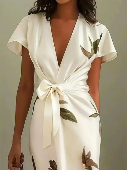 Harper | Elegancka sukienka kopertowa