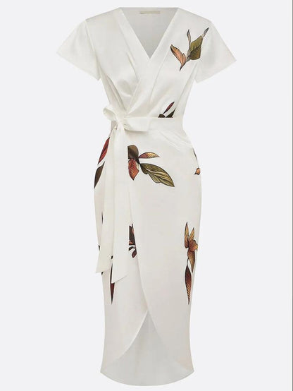 Harper | Elegancka sukienka kopertowa