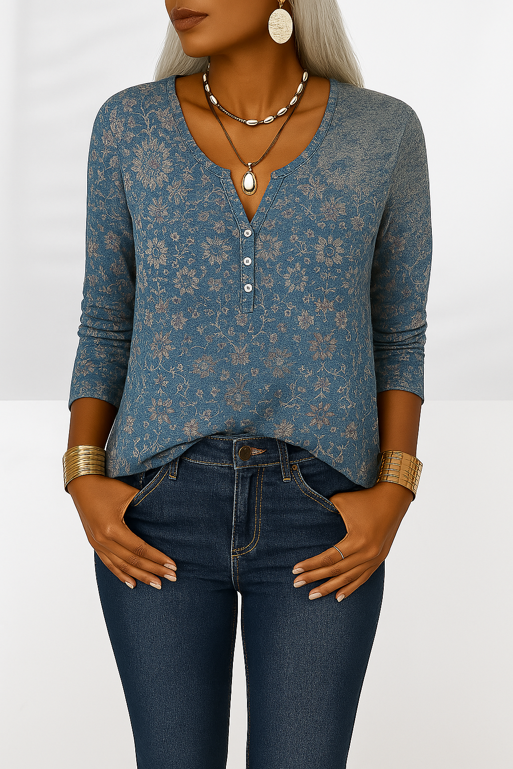 Alina | Elegancka bluzka boho