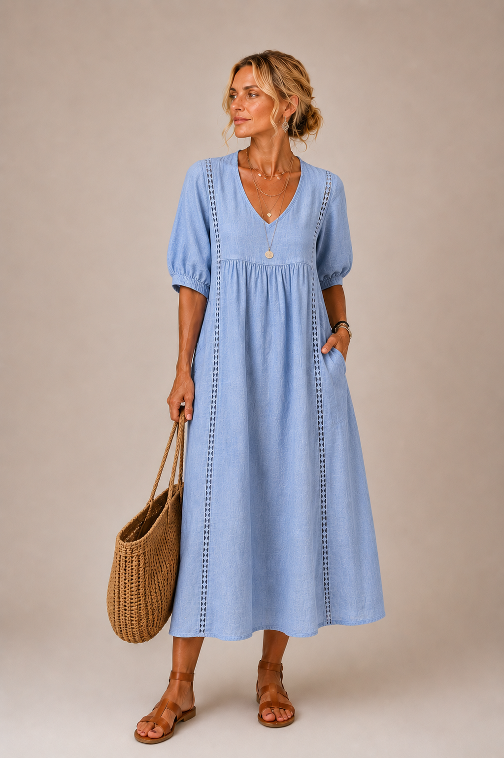 Gillian | Letnia sukienka midi