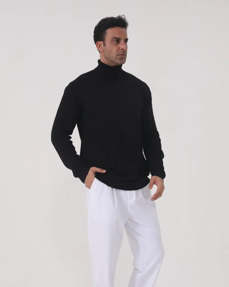 Golf z wełny merino Gstaad