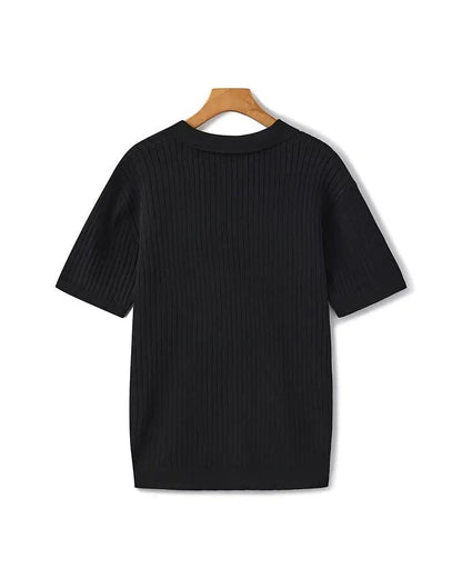 Prążkowane polo Premium