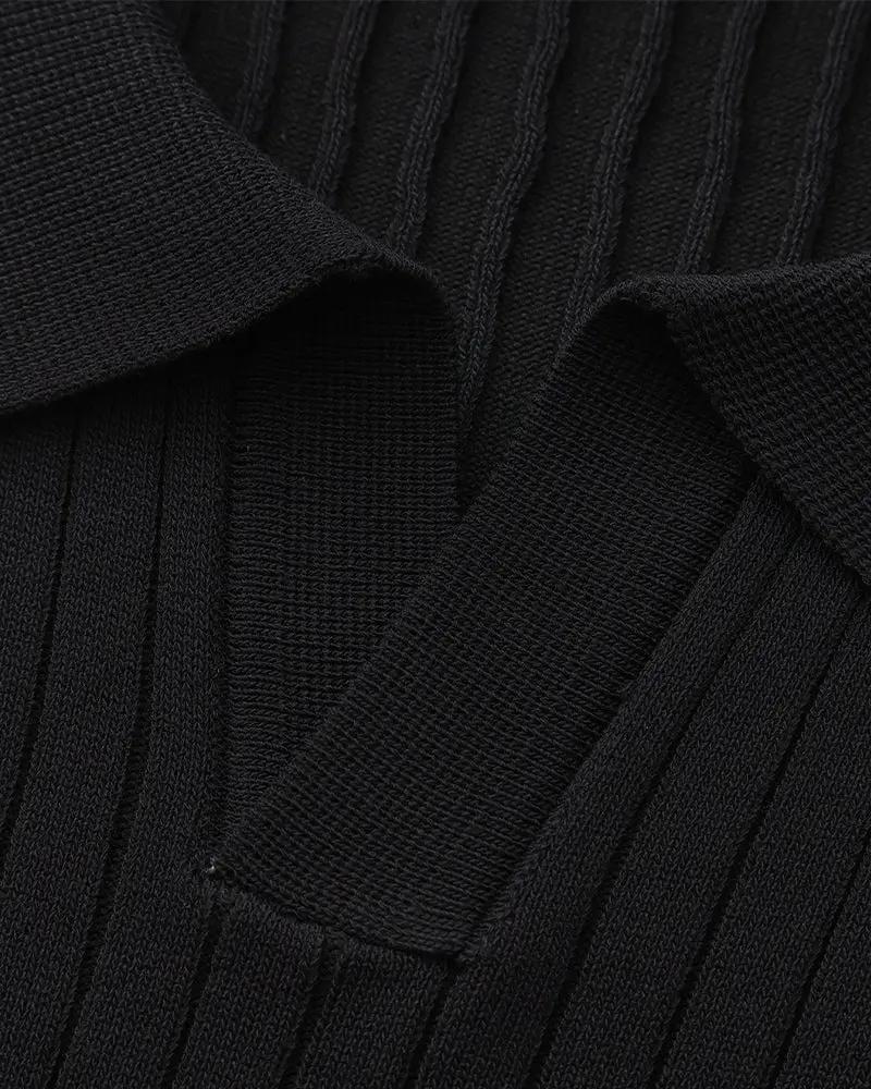 Prążkowane polo Premium