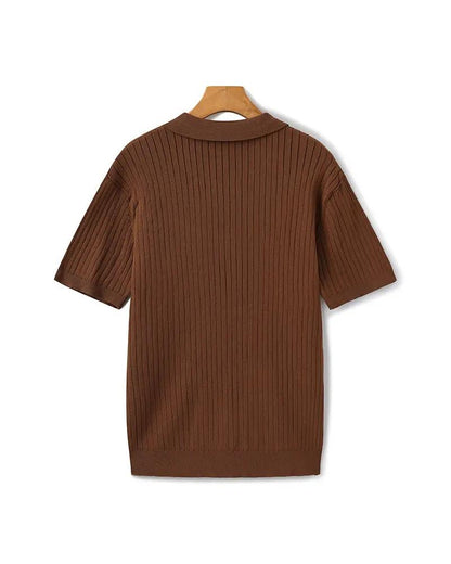 Prążkowane polo Premium