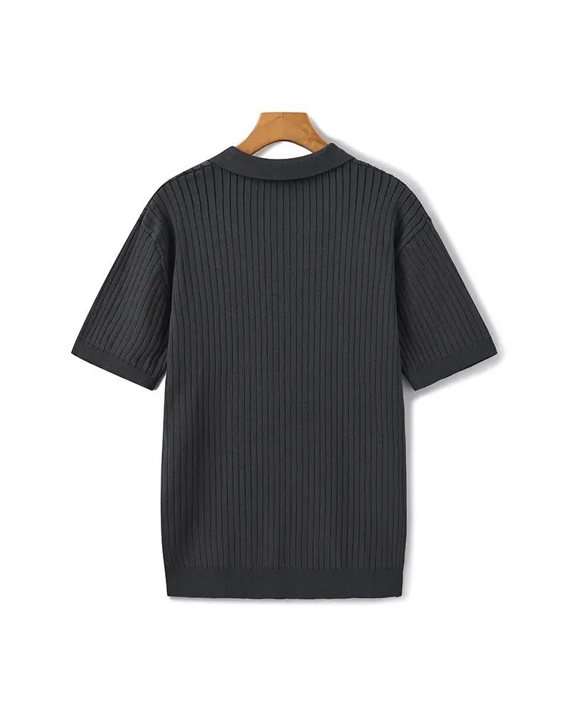 Prążkowane polo Premium
