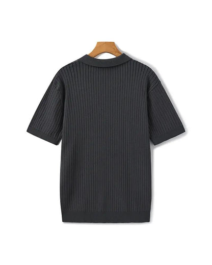 Prążkowane polo Premium