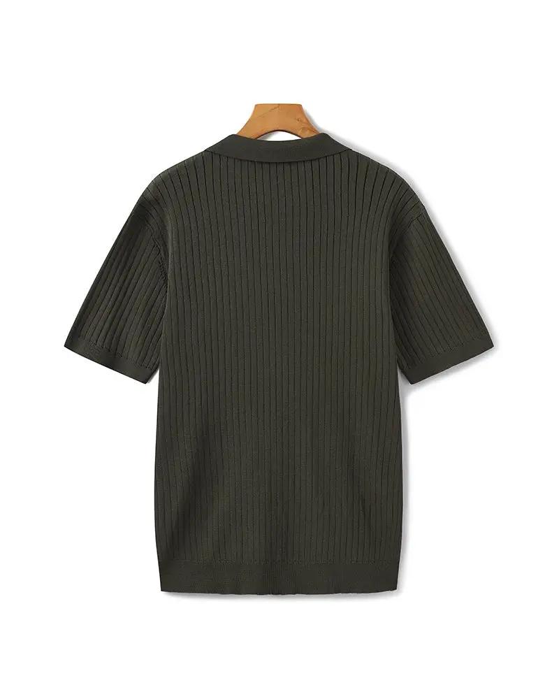 Prążkowane polo Premium