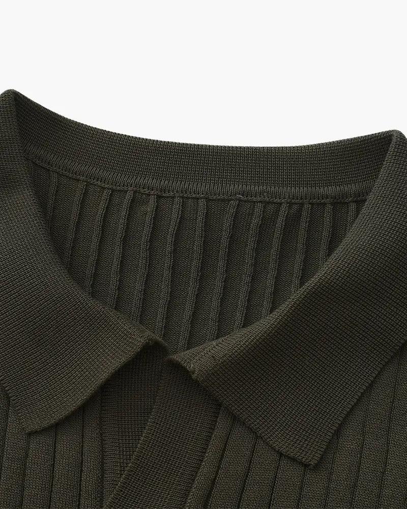 Prążkowane polo Premium