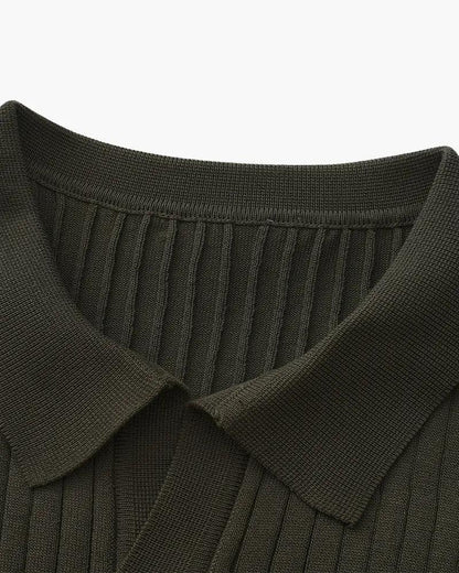Prążkowane polo Premium