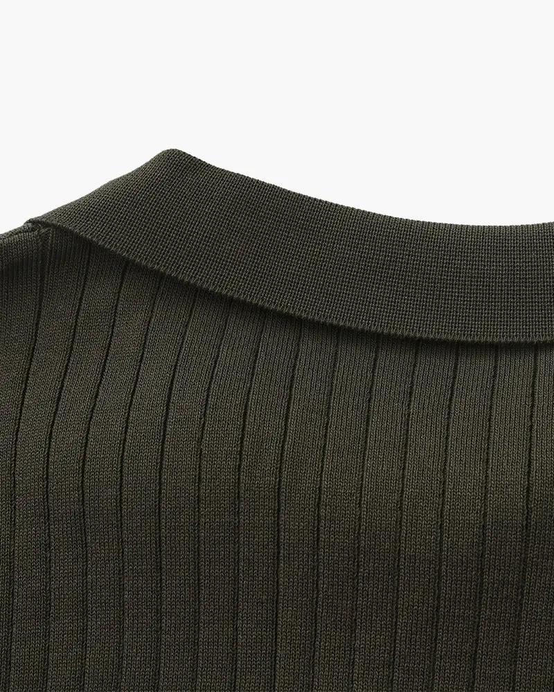 Prążkowane polo Premium