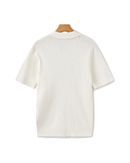 Prążkowane polo Premium