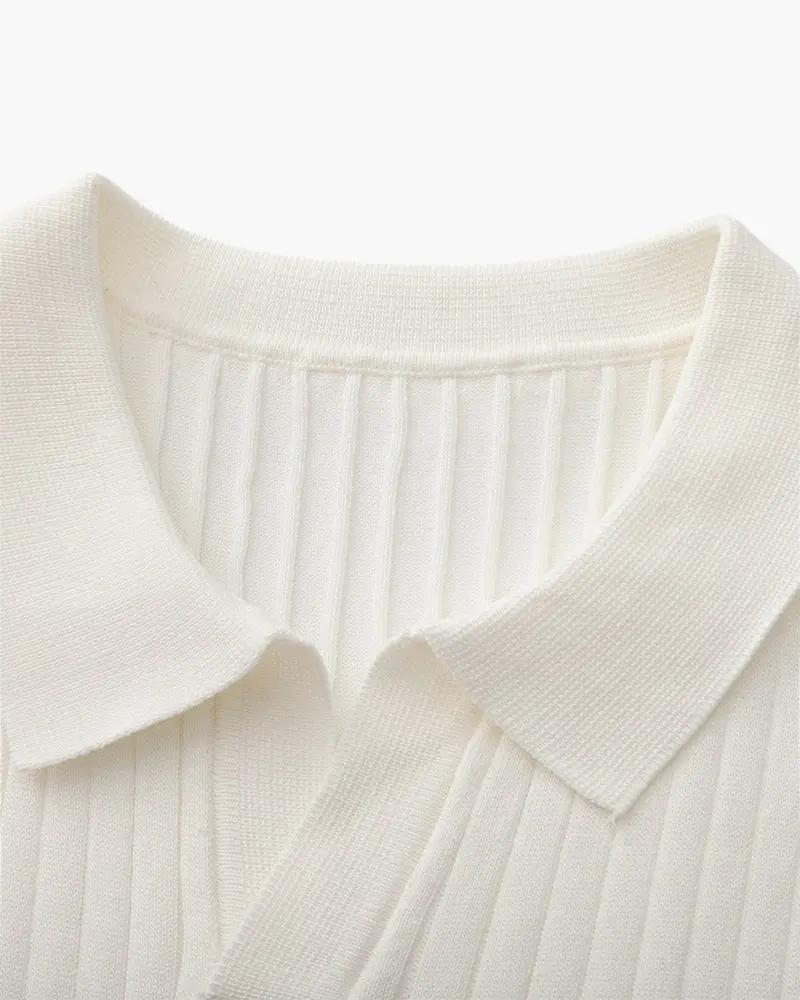 Prążkowane polo Premium