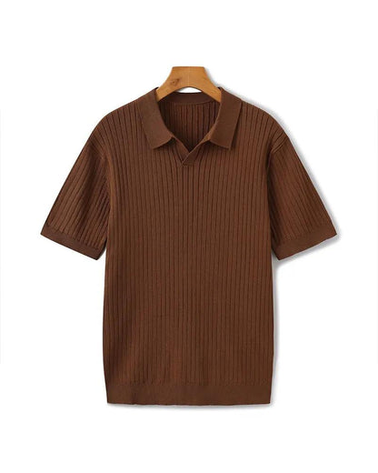 Prążkowane polo Premium