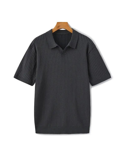 Prążkowane polo Premium