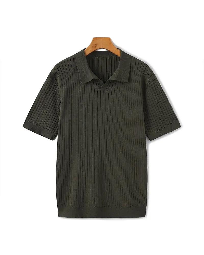 Prążkowane polo Premium