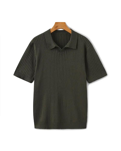 Prążkowane polo Premium