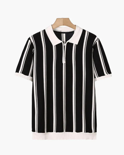 Sweter Modena z krótkim zamkiem