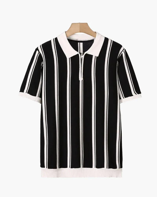 Sweter Modena z krótkim zamkiem