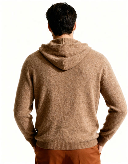 Bluza z kapturem ze 100% kaszmiru