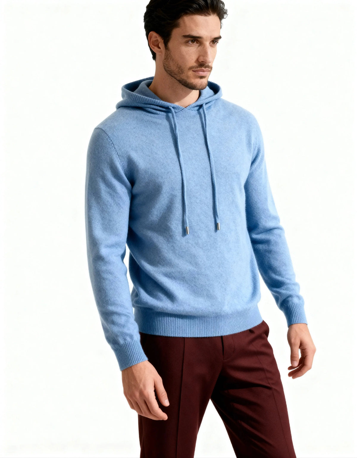 Bluza z kapturem ze 100% kaszmiru