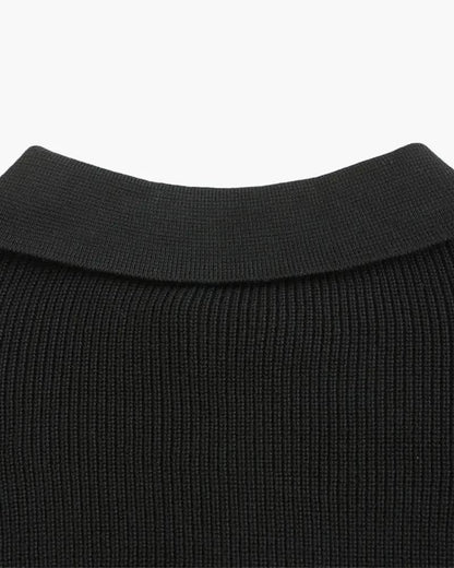 Sweter Cesare z krótkim zamkiem