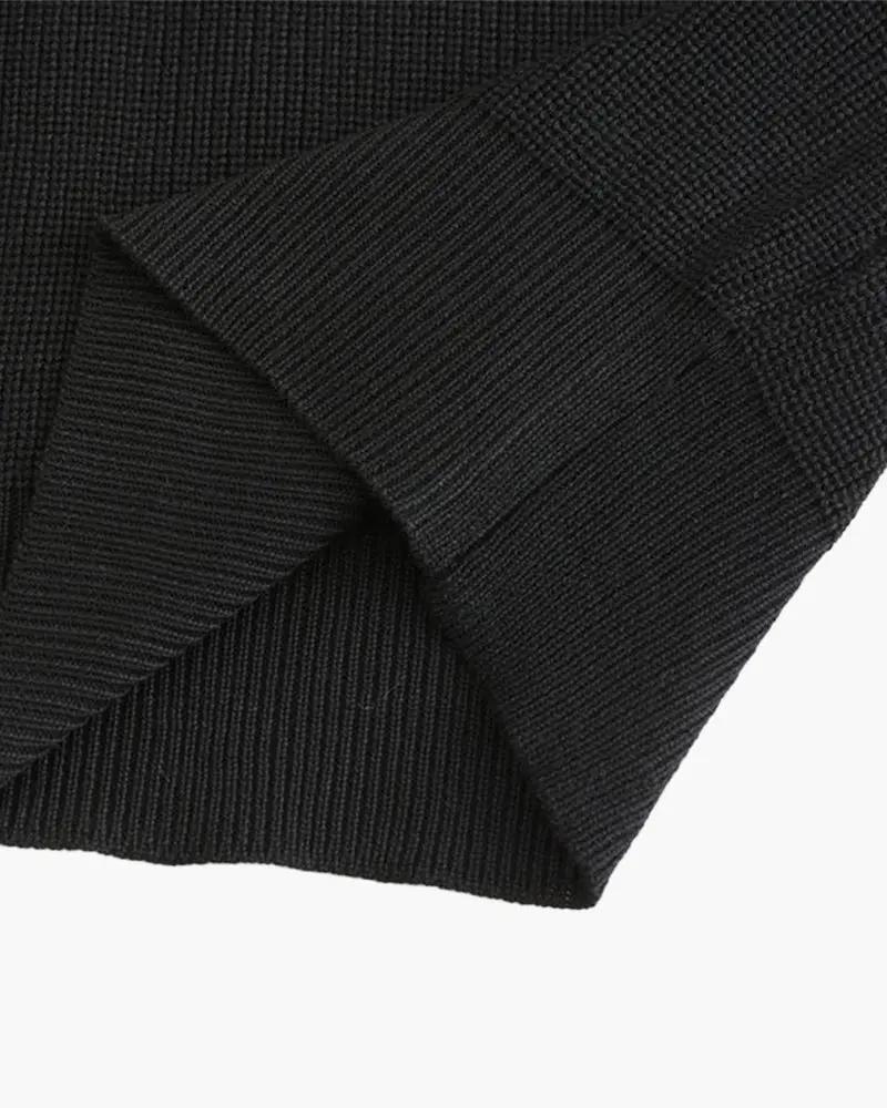 Sweter Cesare z krótkim zamkiem
