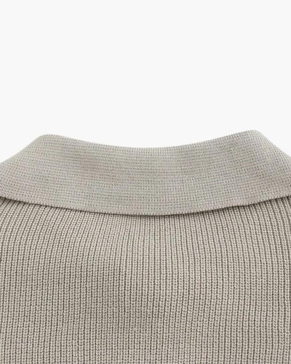 Sweter Cesare z krótkim zamkiem