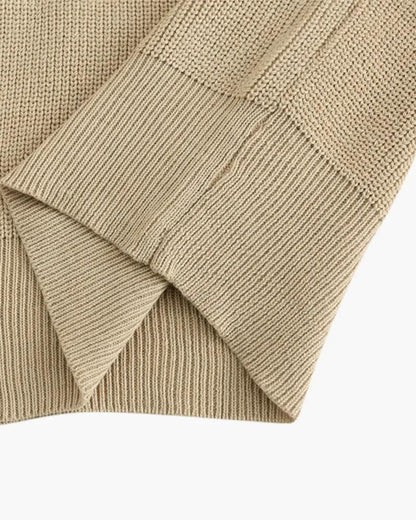 Sweter Cesare z krótkim zamkiem