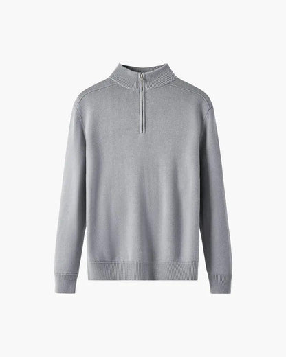 Sweter na zamek ze 100% wełny merino