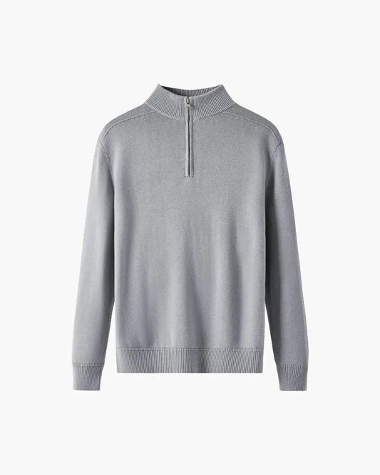 Sweter na zamek ze 100% wełny merino