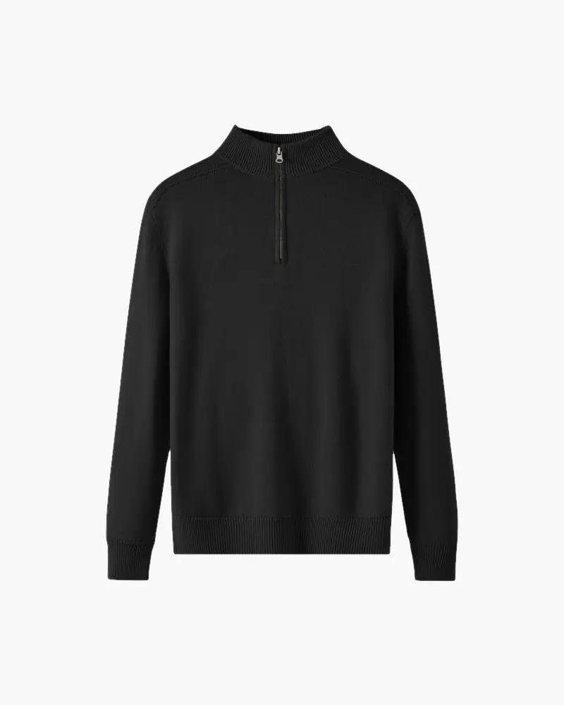 Sweter na zamek ze 100% wełny merino
