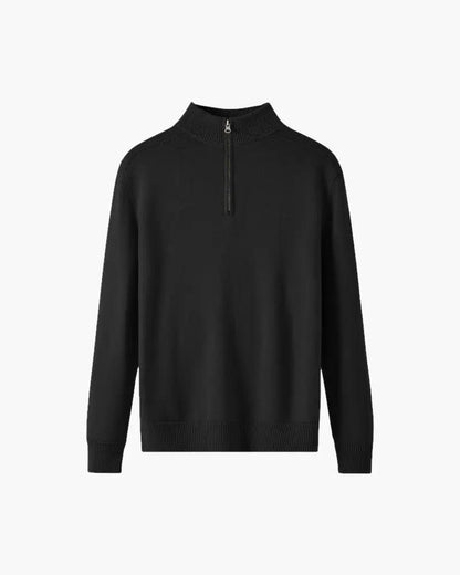 Sweter na zamek ze 100% wełny merino
