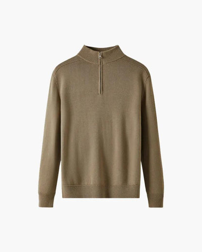 Sweter na zamek ze 100% wełny merino