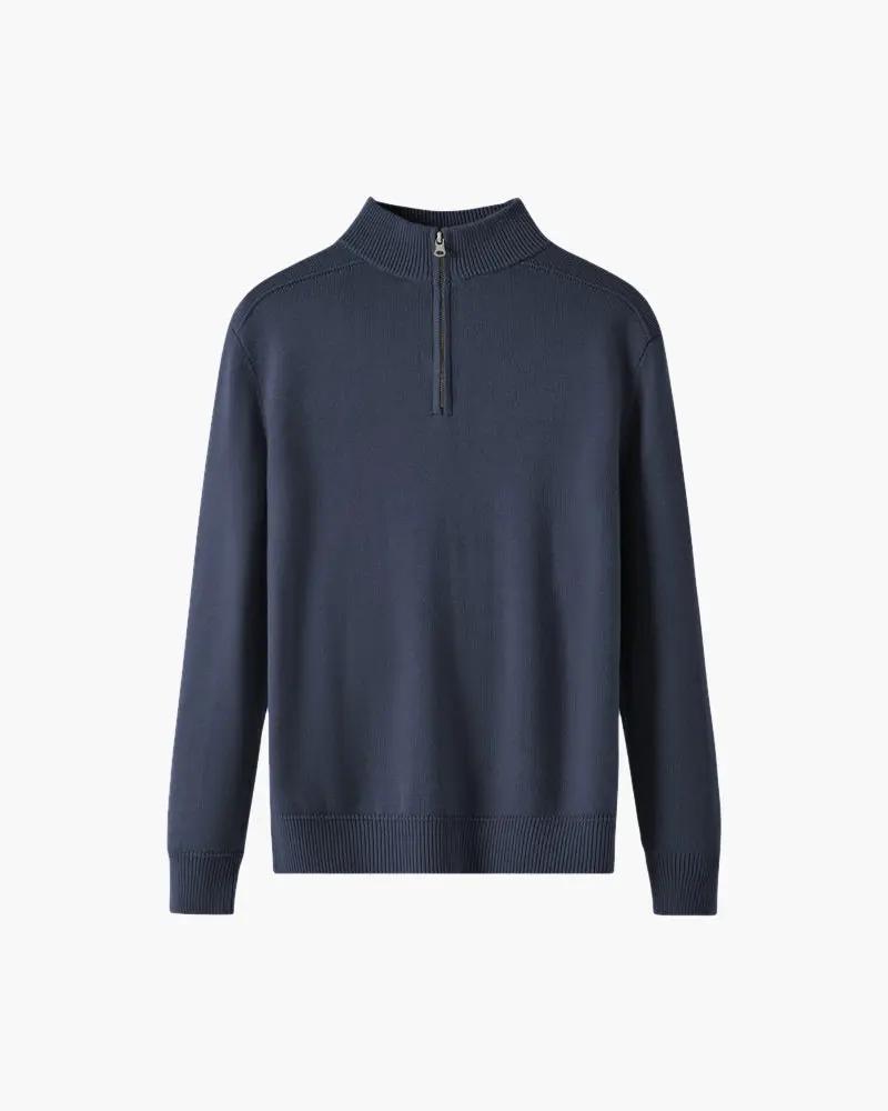 Sweter na zamek ze 100% wełny merino