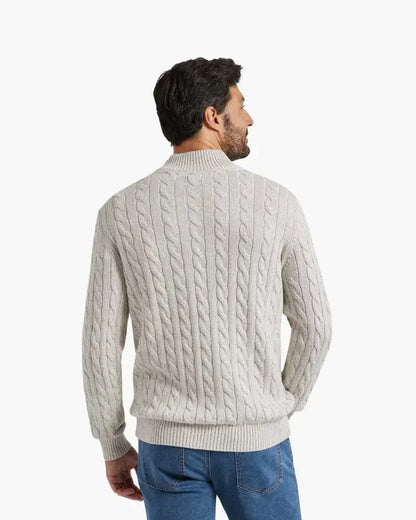 Sweter Verbier z krótkim zamkiem