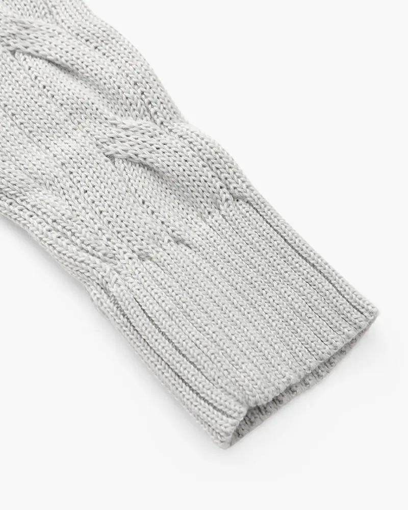 Sweter Verbier z krótkim zamkiem