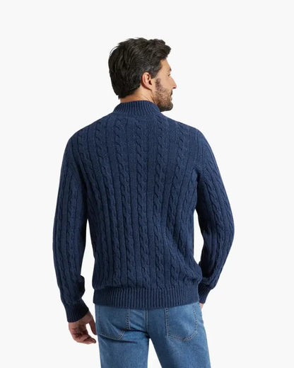 Sweter Verbier z krótkim zamkiem